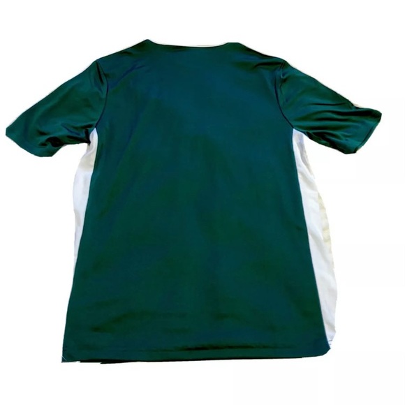 Adidas Boys Sport Shirt Xl, Green, New With Tags - Picture 4 of 5